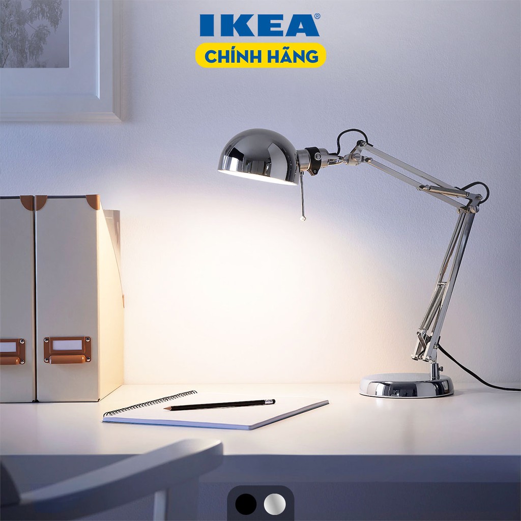 [HCM] ĐÈN IKEA CHÍNH HÃNG – FORSA (BẠC)