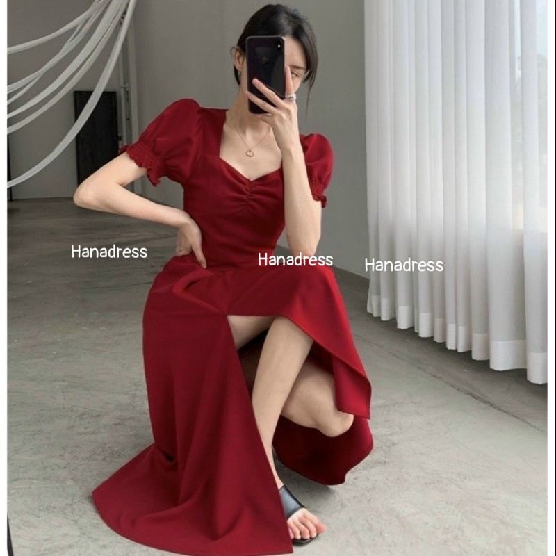 BLACKDRESS đầm body xẻ tà hottrend siêu xinh
