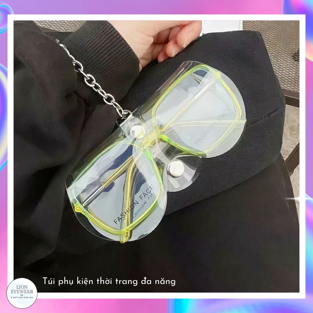 Ví đựng kính mắt cao cấp có dây treo LIONEYEWEAR Túi đựng mắt kính chống xước