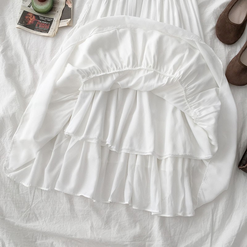 (Có Sẵn) Chân váy xòe dài - xếp ly 3 tầng style Hàn Quốc (video tự quay) | BigBuy360 - bigbuy360.vn