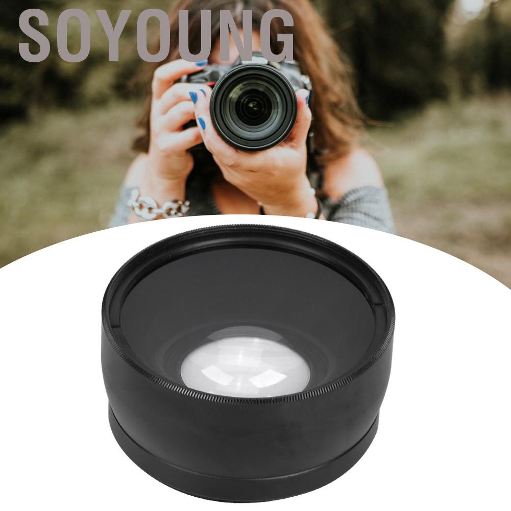 Bộ Ống Kính Máy Ảnh 58mm 0.45x Cho Nikon D5200 D5300 D3100 D3300 D3400 A