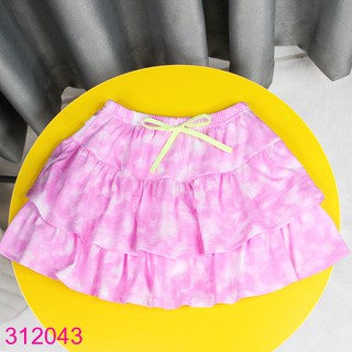 312043 Chân Váy Bé Gái Thun Tầng Loang Màu Xinh Xắn (2 - 9 tuổi)