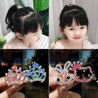 Lược Cài Tóc Hình Vương Miện Đính Đá Xinh Xắn Dành Cho Bé Gái