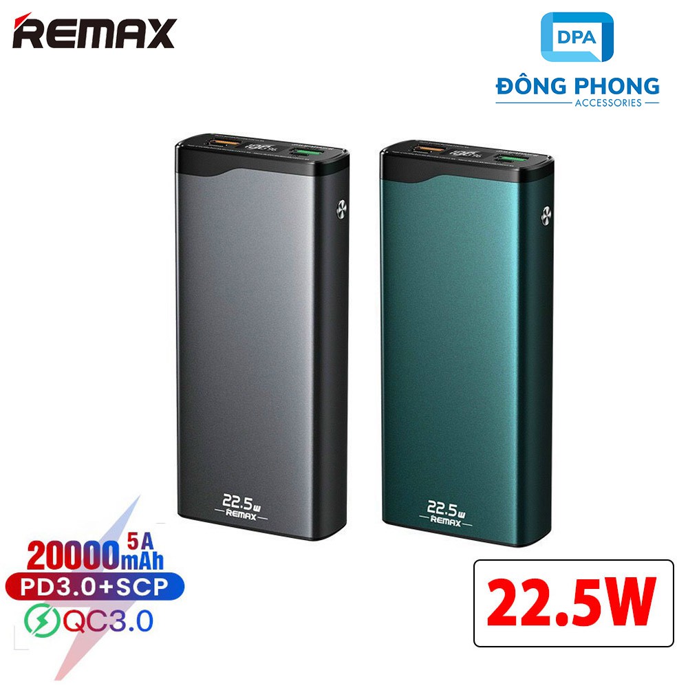 Pin Sạc Dự Phòng Remax RPP-129 20000mAh Chính Hãng