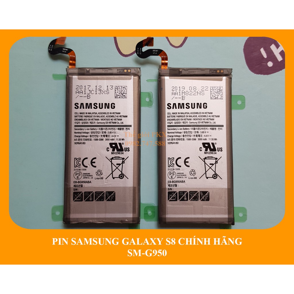 Pin Samsung Galaxy S8 G950 chính hãng | Galaxy S8+ G955 công ty