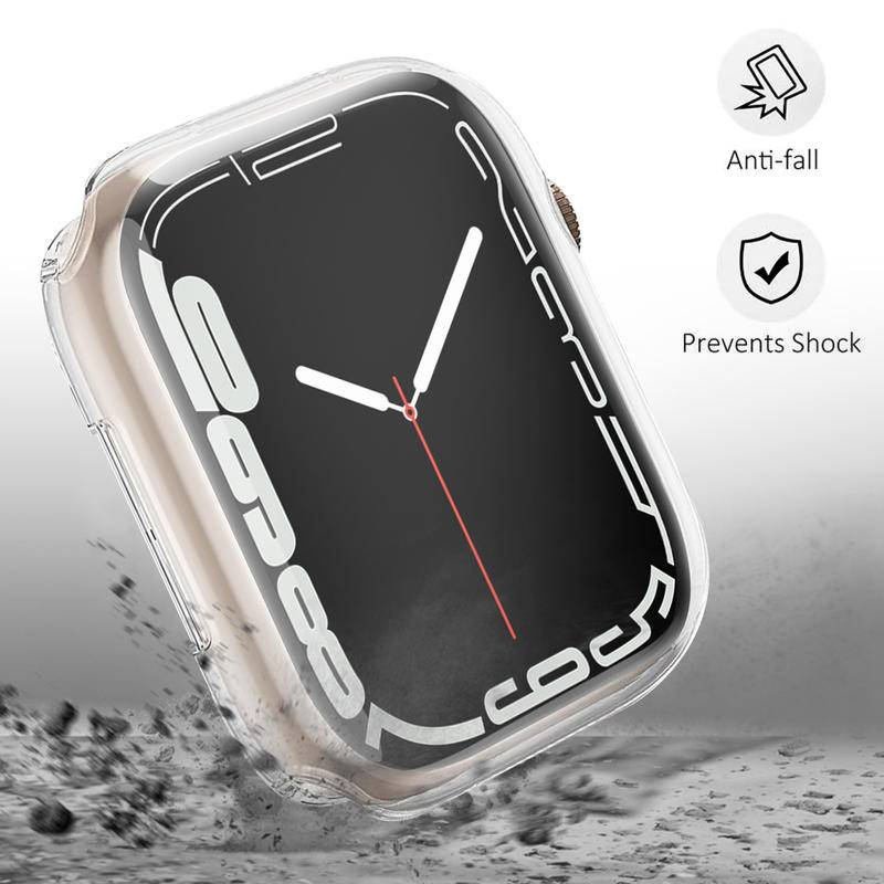 Ốp Bảo Vệ Màn Hình Mềm Trong Suốt Cho Apple Watch Series 7 6 5 4 3 2 1 SE 38 40 41 42 44 45 MM