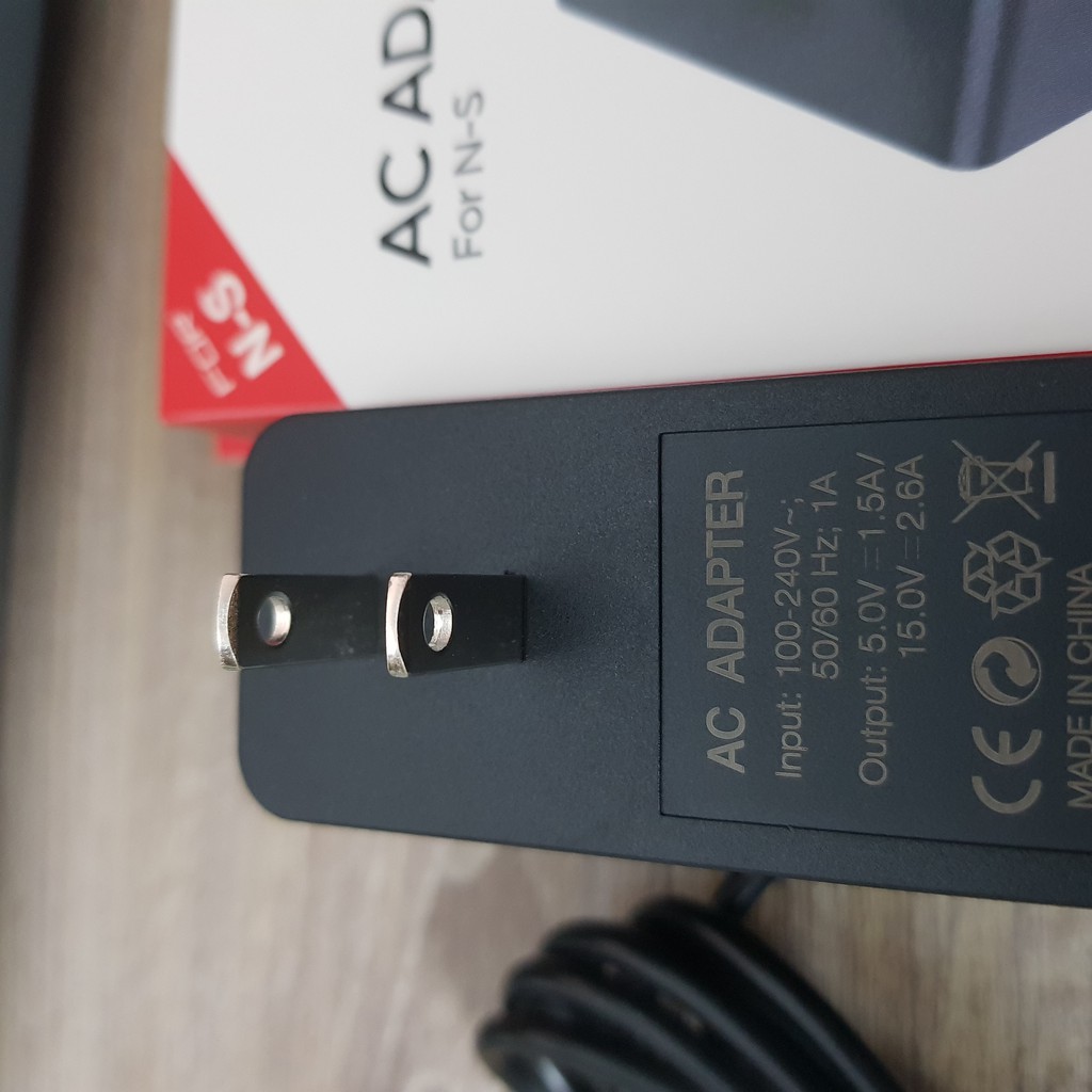 Bộ sạc cho máy và tay cầm Nintendo Switch 5v-1.5a/ 15v-2.6a - Dobe TNS-869