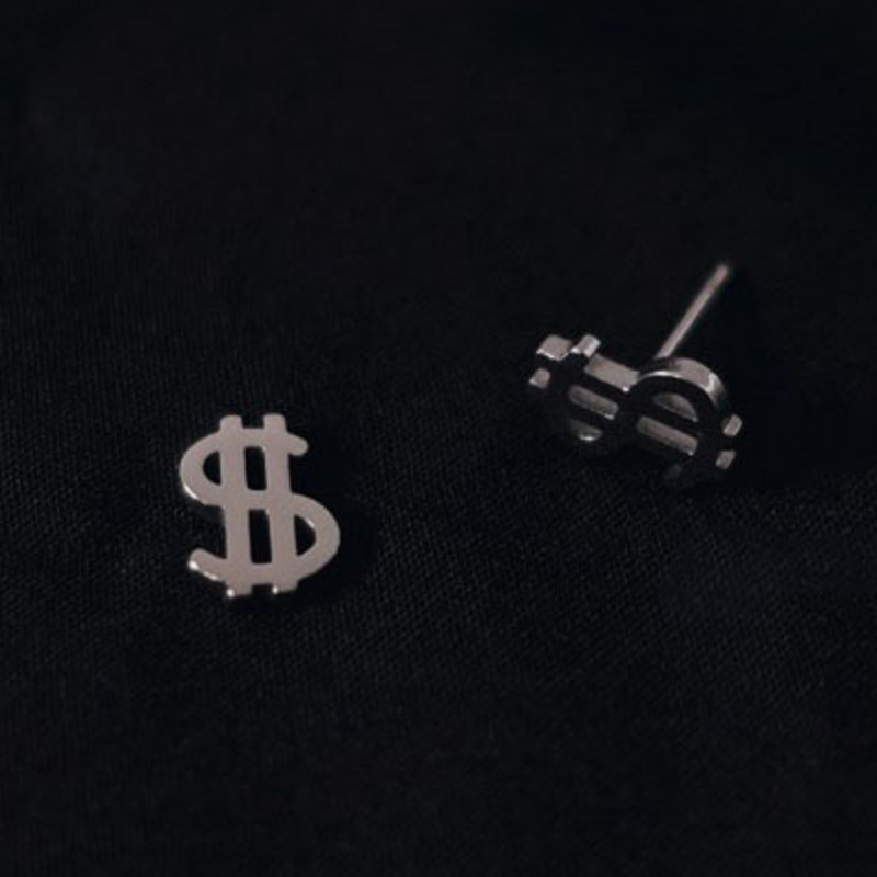 Khuyên tai hình đô la phong cách độc đáo cá tính 22637