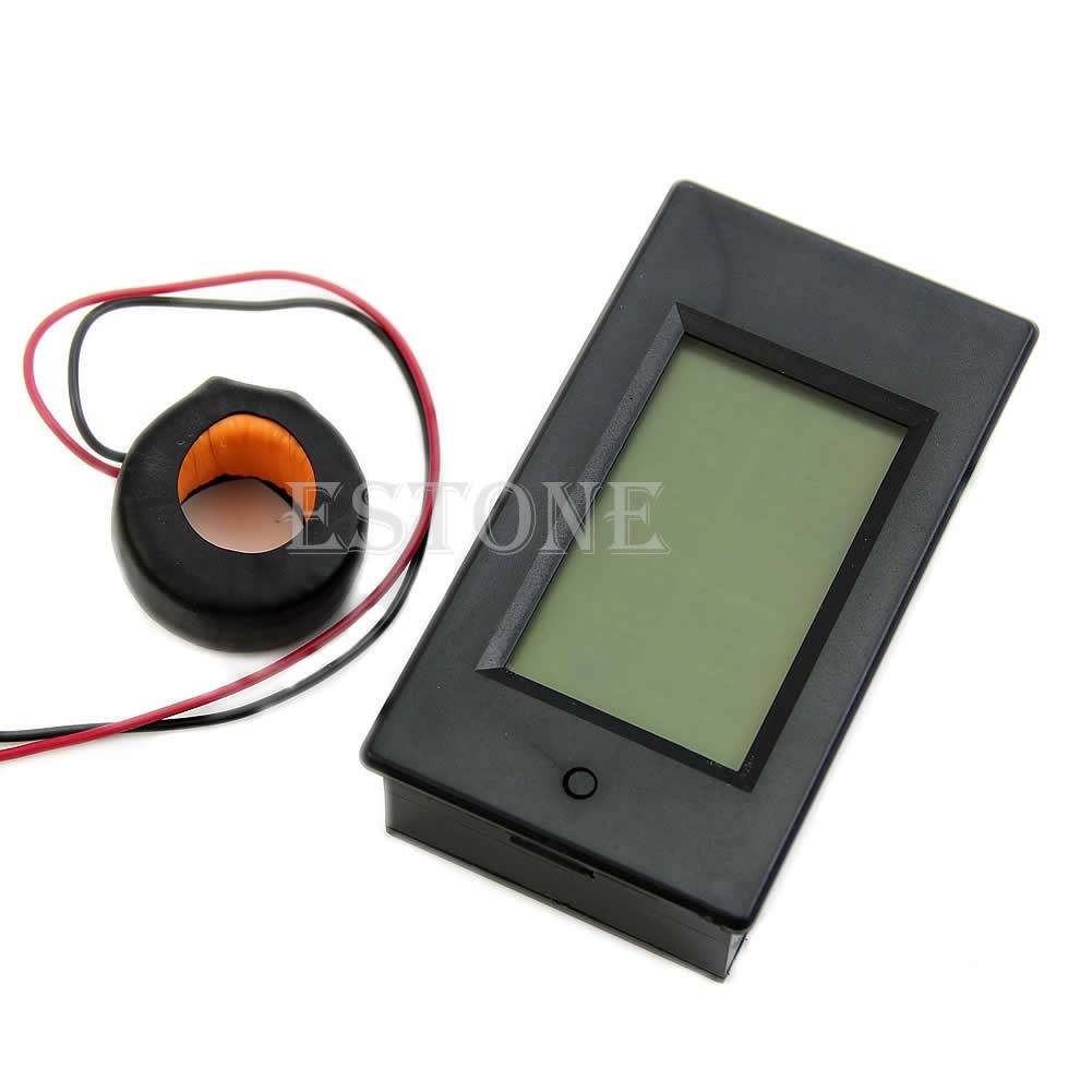 Đồng hồ vôn kế kỹ thuật số AC 100A LCD 110V 220V