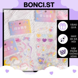 Dải sticker gấu thỏ cute