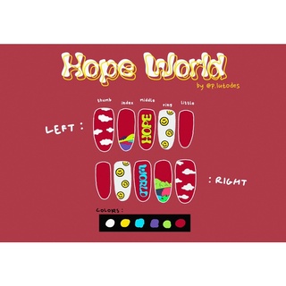 Hope world - mẫu nails độc quyền tại 13430.nails ảnh thật xinh rẻ tiện lợi