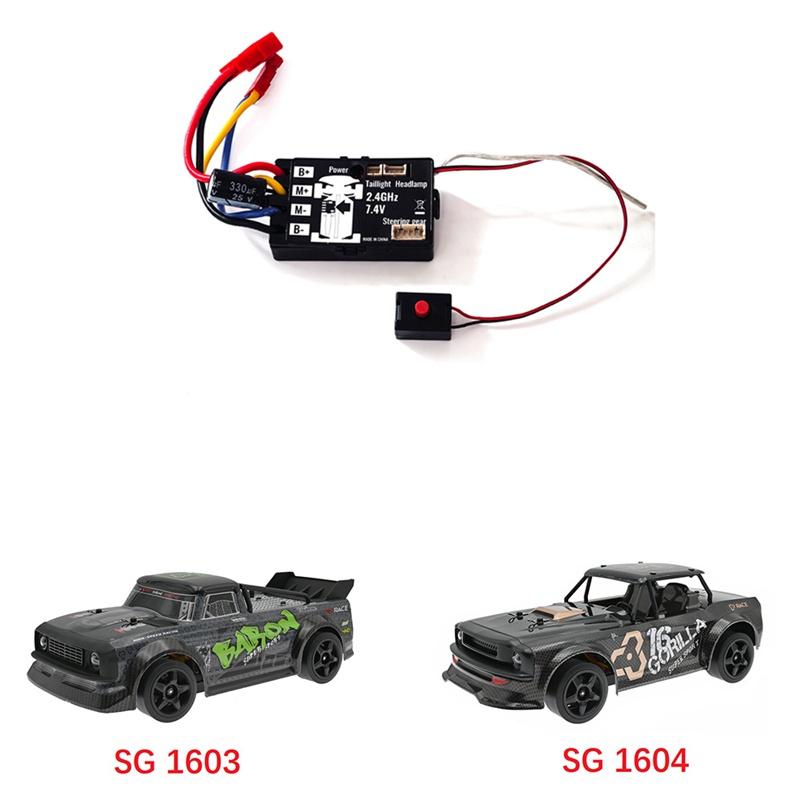 Phụ Kiện Con Quay 2.4G ESC Cho Xe Điều Khiển Từ Xa SG 1603 SG 1604 SG1603 SG1604 UD1601 UD1602 1 / 16