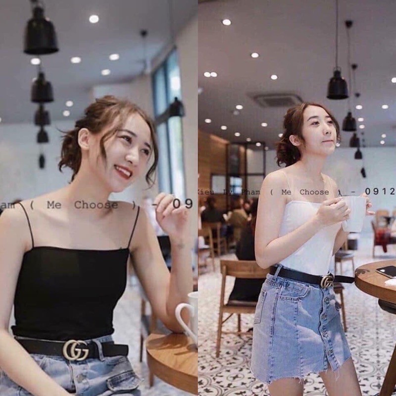 ÁO 2 DÂY QUAI BÚN SIÊU XINH