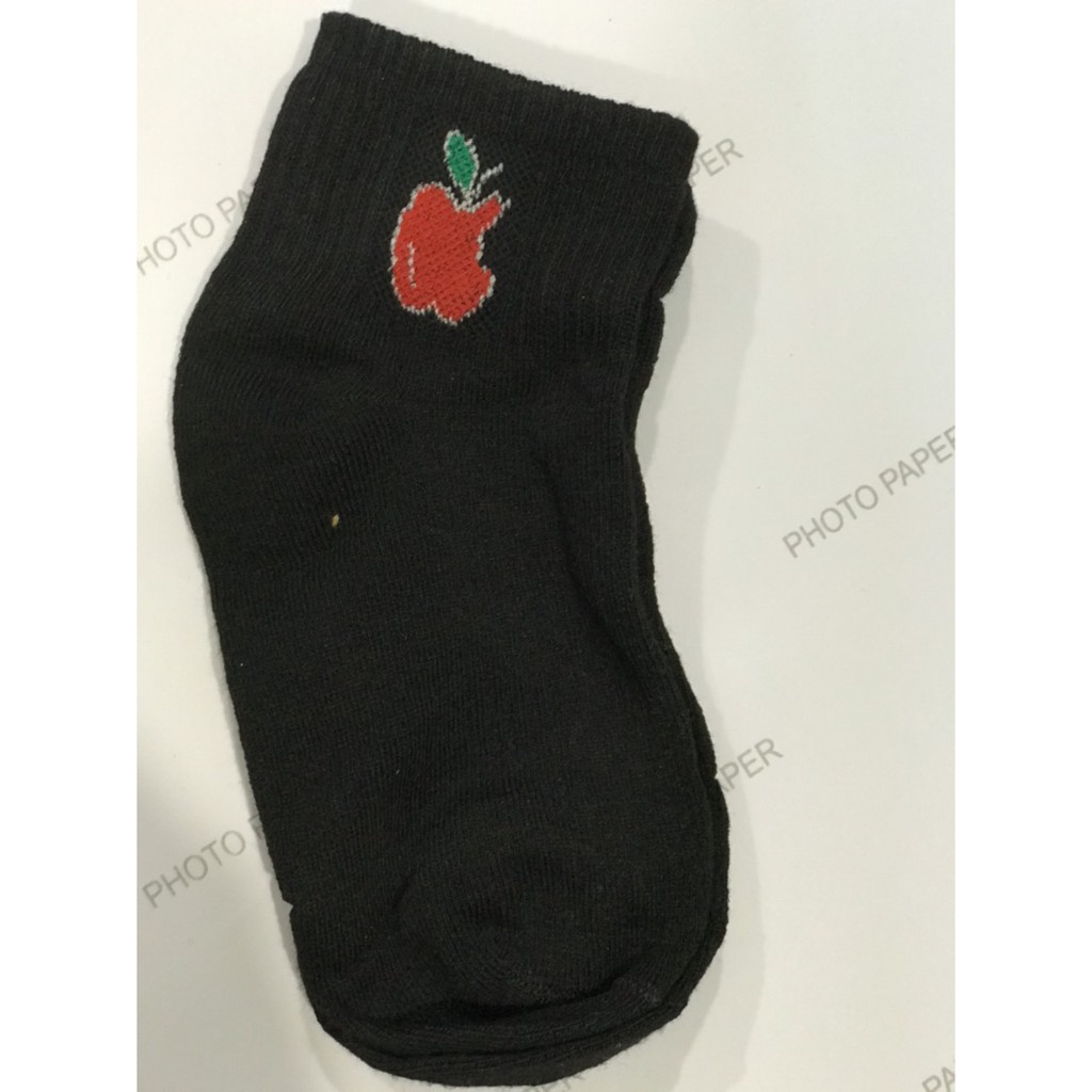 Combo 5 đôi tất nữ cổ ngắn hình hoa quả siêu dễ thương, thời trang