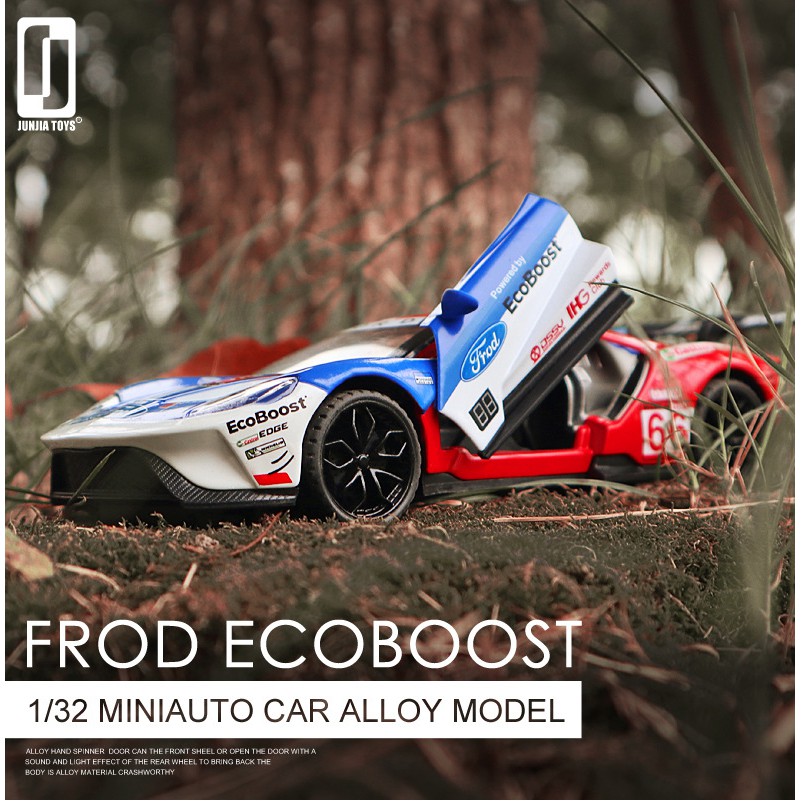 Ô tô Mô Hình Ford GT Le Mans tỉ lệ 1:32. Siêu xe thể thao mô hình bằng kim loại