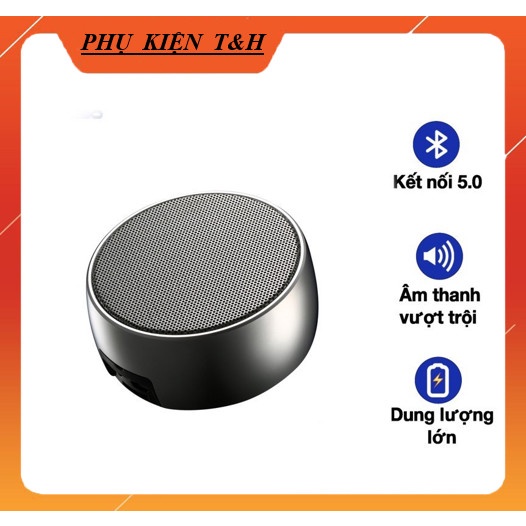 Loa Bluetooth Cầm Tay Mini BS01 Vỏ Kim Loại – Âm Bass Cực Hay, Nghe Nhạc Cực Đã, Sống Động - T&H Shopphukien