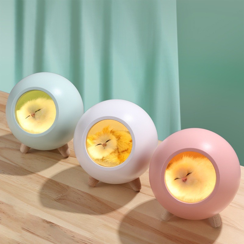 ❤️FREE SHIP❤️ Đèn Ngủ mèo con dễ thương