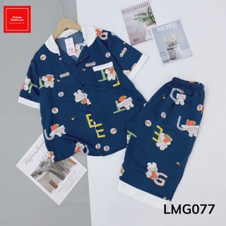 Pijama Mặc Nhà  Quần Lửng Chất Lụa Mango Cao Cấp Mặc Mát Mịn Đồ Ngủ Pyjama (video kèm ảnh thật)