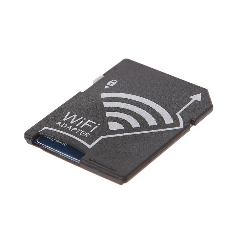 Bộ Chuyển Đổi Thẻ Nhớ Micro Sd Tf Sang Sd Wifi Cho Máy Ảnh / Điện Thoại / Máy Tính Bảng