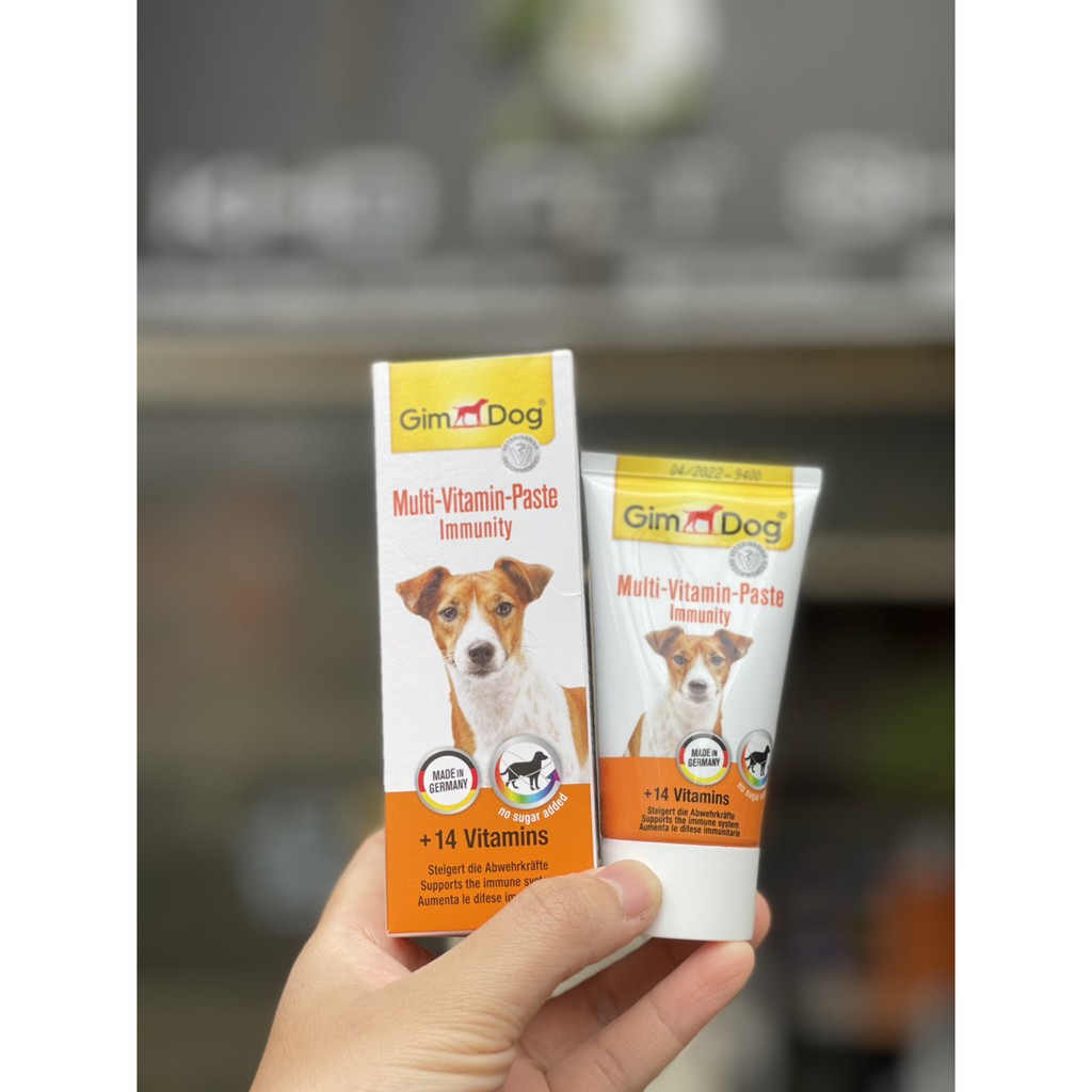 Gel dinh dưỡng Gimdog Multi - Vitamin Paste cho cún
