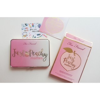 Phấn mắt Too Faced Just Peachy Velvet Matte
