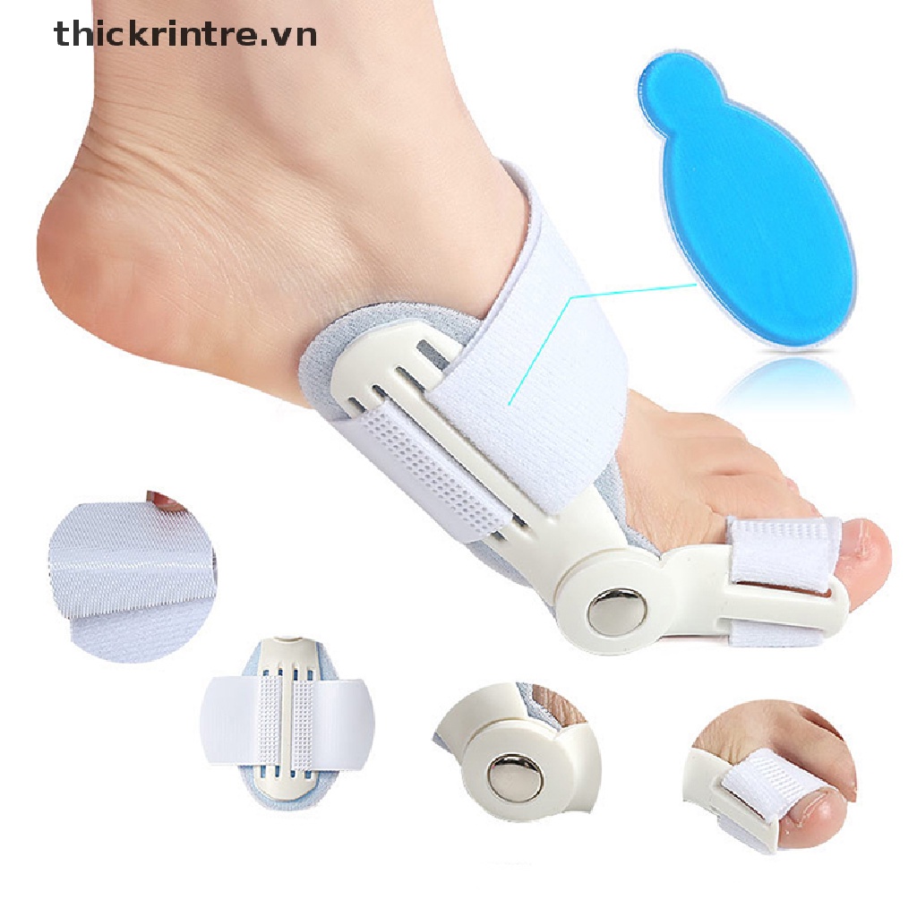 [Hàng mới về] Đai nẹp điều chỉnh làm thẳng ngón chân cái gel làm giảm đau cải thiện tình trạng biến dạng và sưng phồng