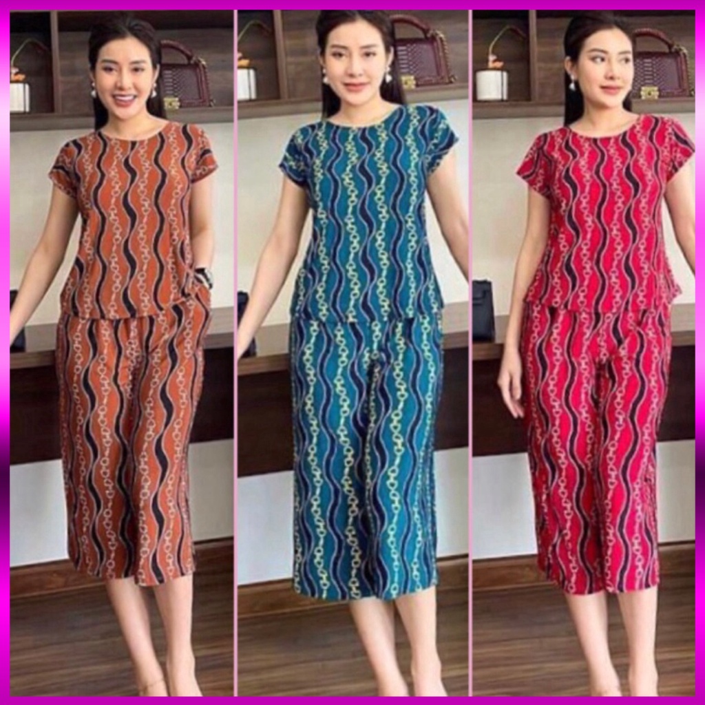 Bộ Đồ Trung Niên - Bộ Thun Lạnh Cao Cấp YoYo Dành cho Mẹ Cho Bà