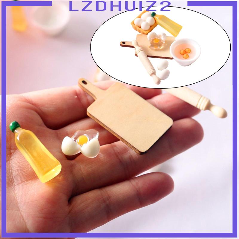 Bộ Đồ Chơi Nội Thất Nhà Bếp Búp Bê Tỉ Lệ 1: 12 Chất Lượng Cao