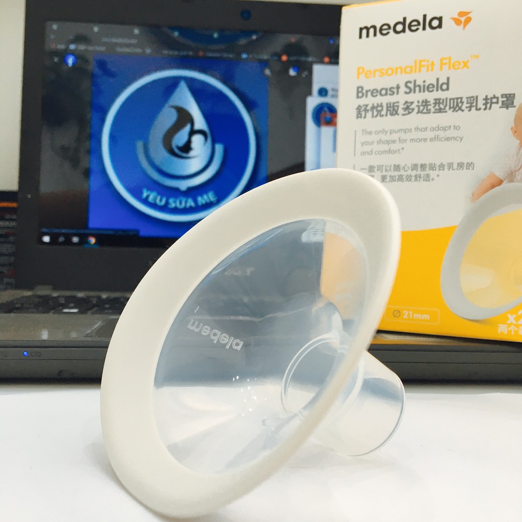 Phễu Flex vành mềm chính hãng - phễu máy hút sữa Me_dela (giá 1 chiếc)