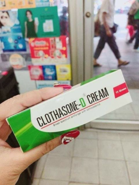 Kem Trị Nấm Móng Tay Chân CLOTHASONE-D CREAM 15g - Thái Lan