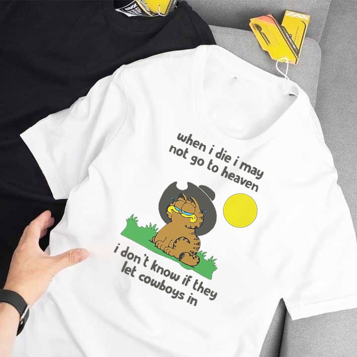 ÁO THUN CỔ TRÒN UNISEX MÈO GARFIELD IN HÌNH CUTE GIÁ RẺ CỰC SHOCK CÓ SIZE TRẺ EM - 155