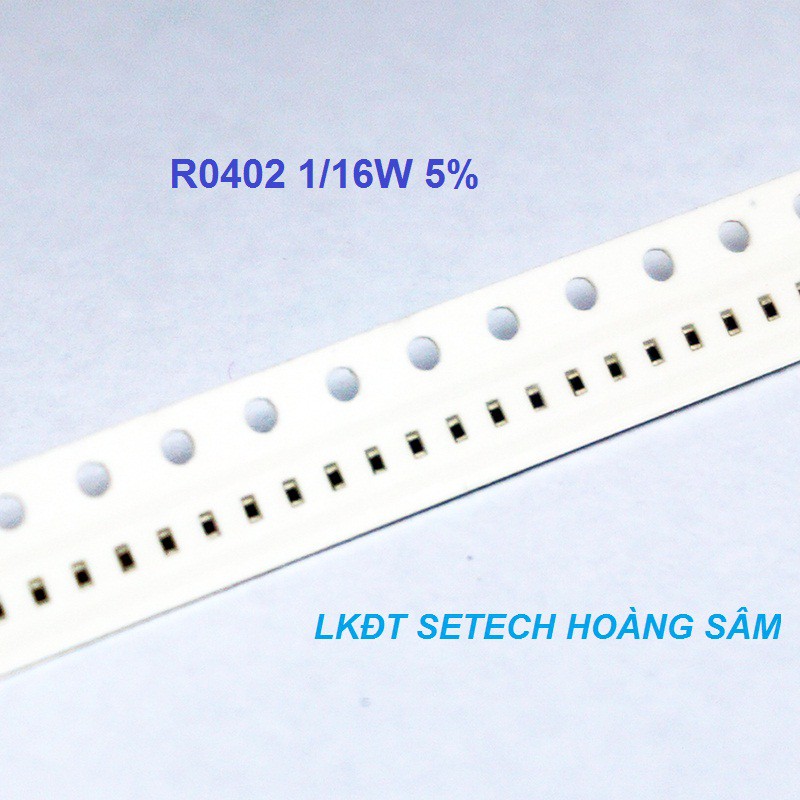 Trở Dán SMD 0402 5% (50 Con) 0R~1M