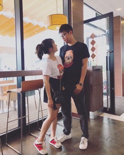 Áo thun  in Chó mặt xệ, có clip ( full size )
