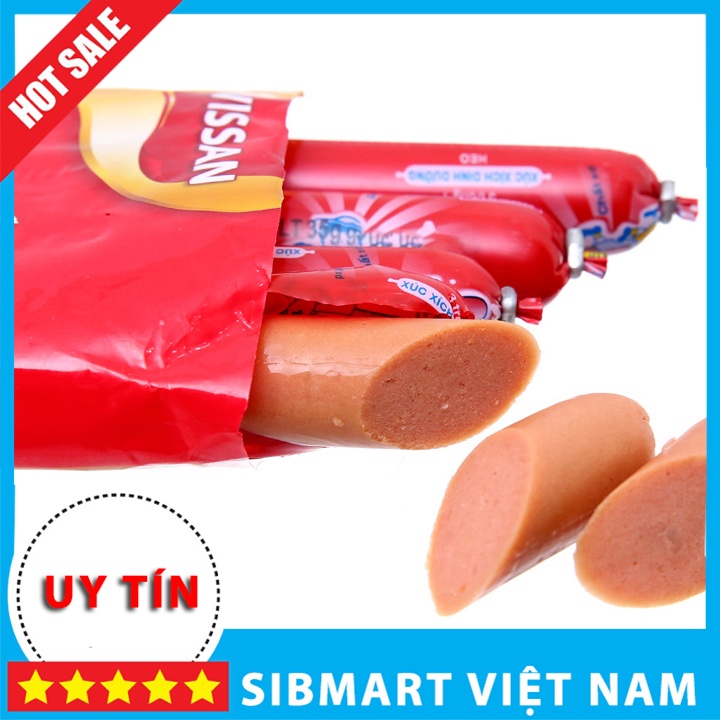 Xúc xích Heo tiệt trùng Vissan 160g (4 cây) - SibMart Việt Nam - SC0031