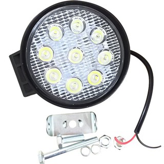 Đèn led trợ sáng 9 bóng tròn to siêu sáng