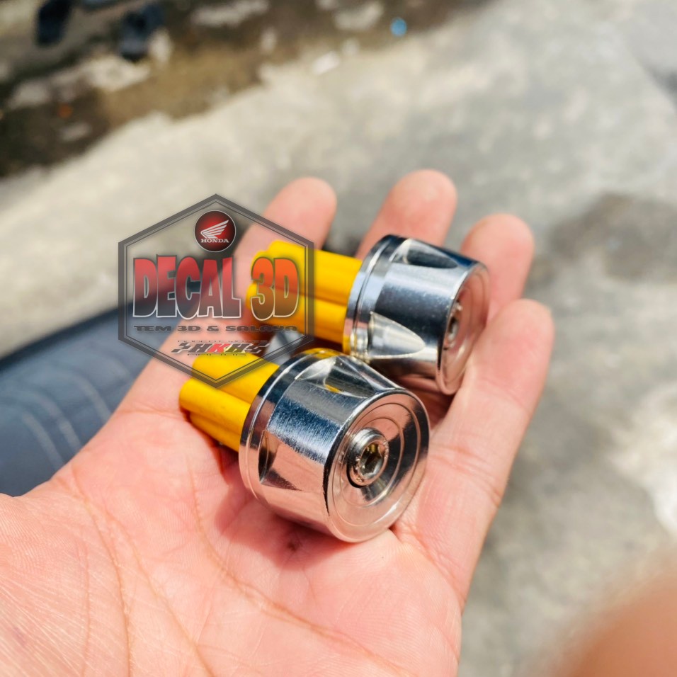 Gù tay lái salaya mẫu V2 siêu sáng bóng gắn mọi loại xe kèm ốc và cao su