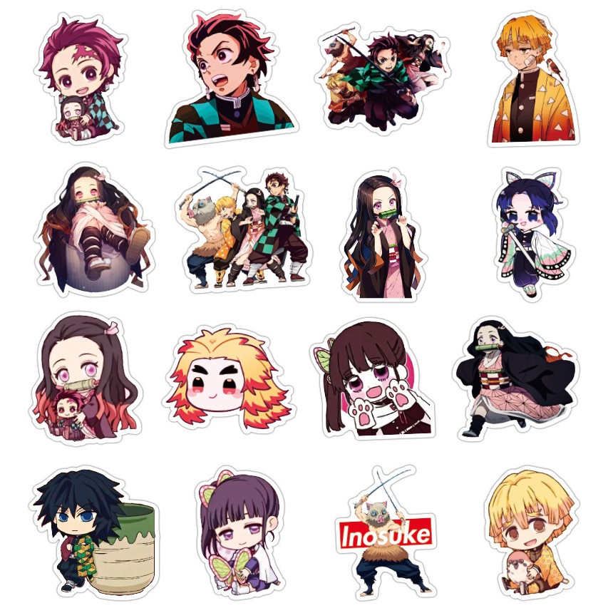 Bộ Sticker Kimetsu No Yaiba