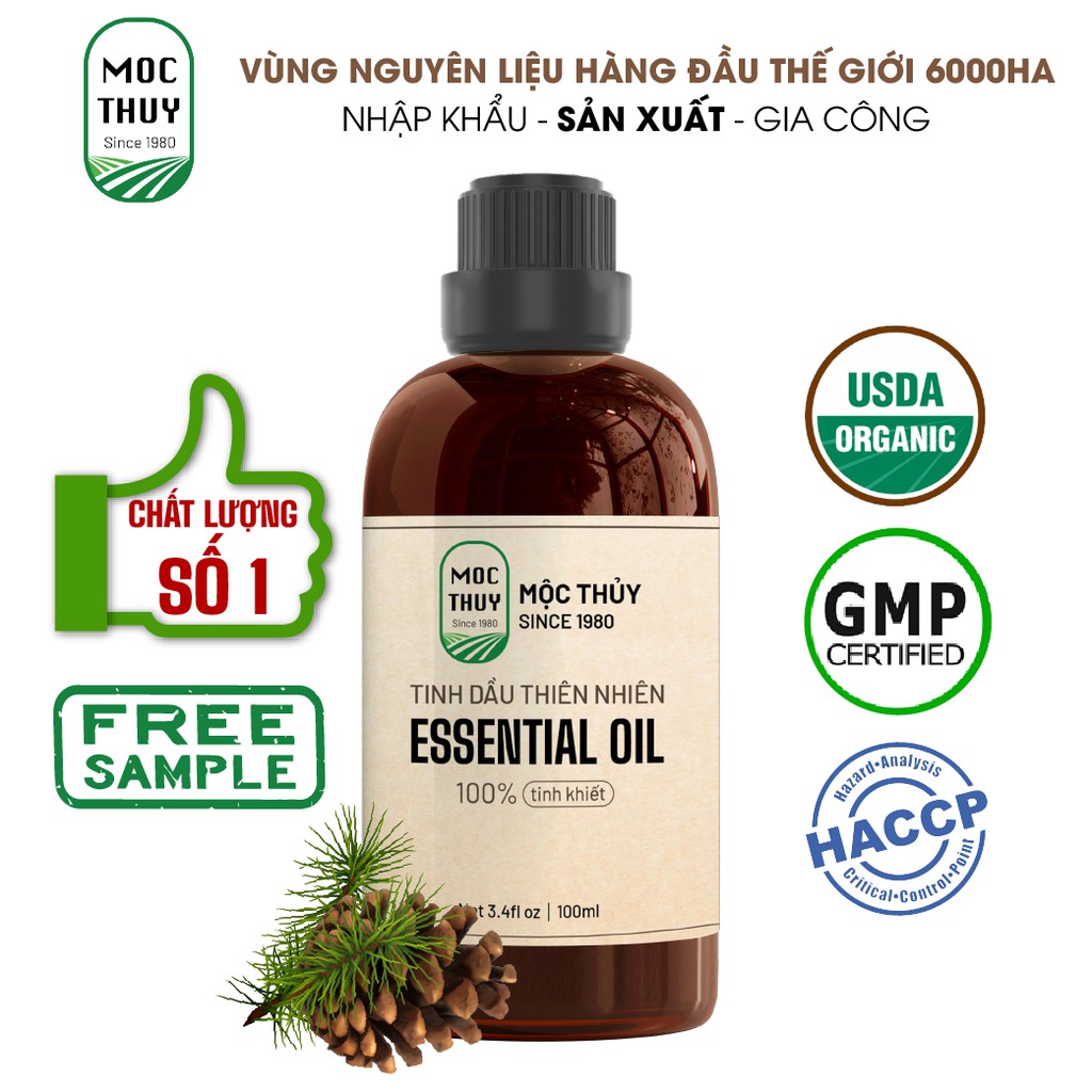 Tinh dầu Gỗ Thông Mộc Thủy 100ml