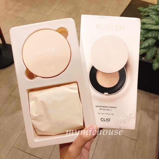 PHẤN NƯỚC CLIO NUDISM VELVET WEAR CUSHION SPF50+ PA+++ | BigBuy360 - bigbuy360.vn