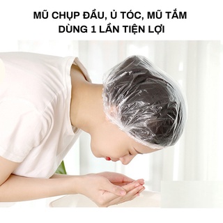 Mũ chụp đầu, ủ tóc, mũ tắm dùng 1 lần tiện lợi