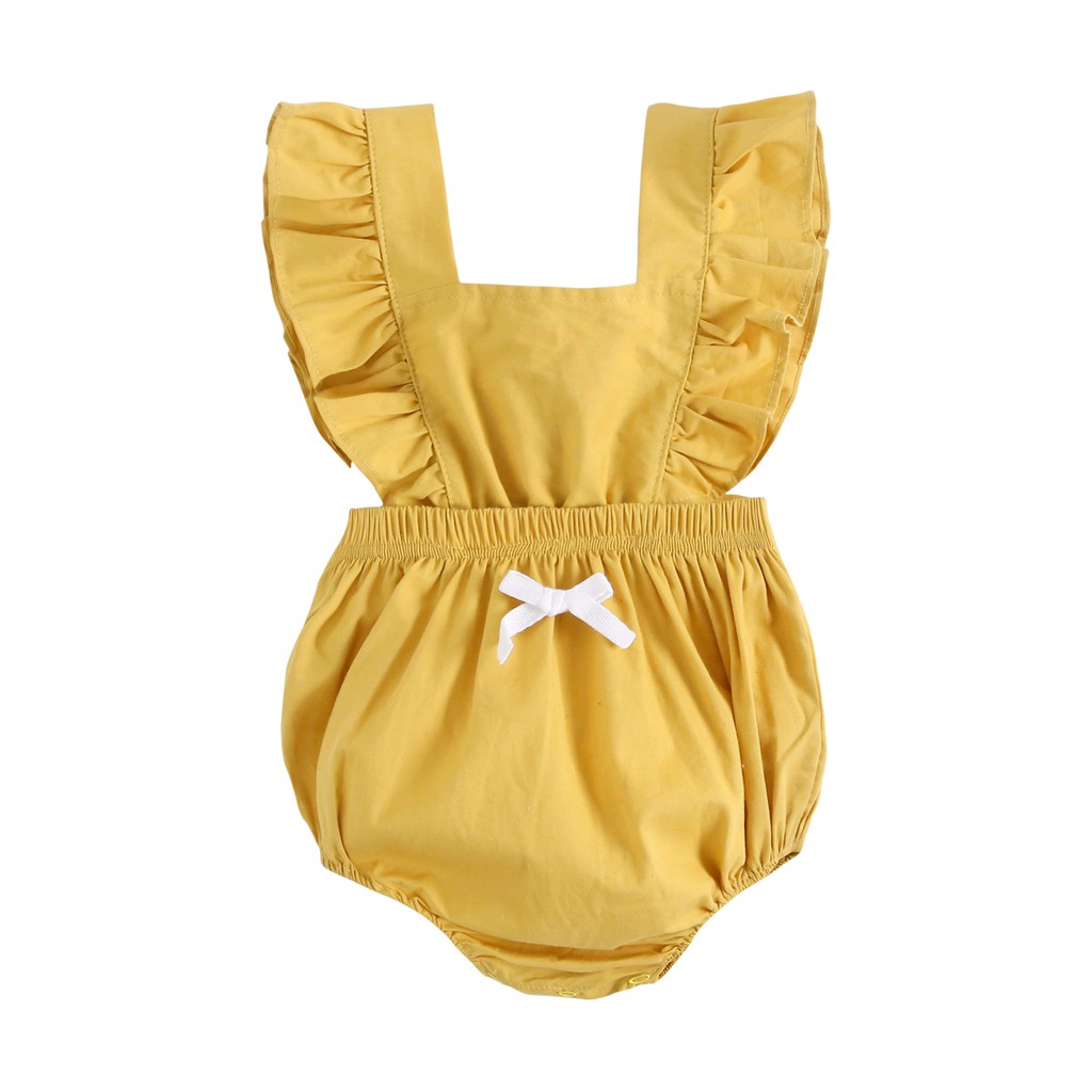 Áo liền quần Sanlutoz cotton sát nách kiểu công chúa mùa hè dễ thương cho bé