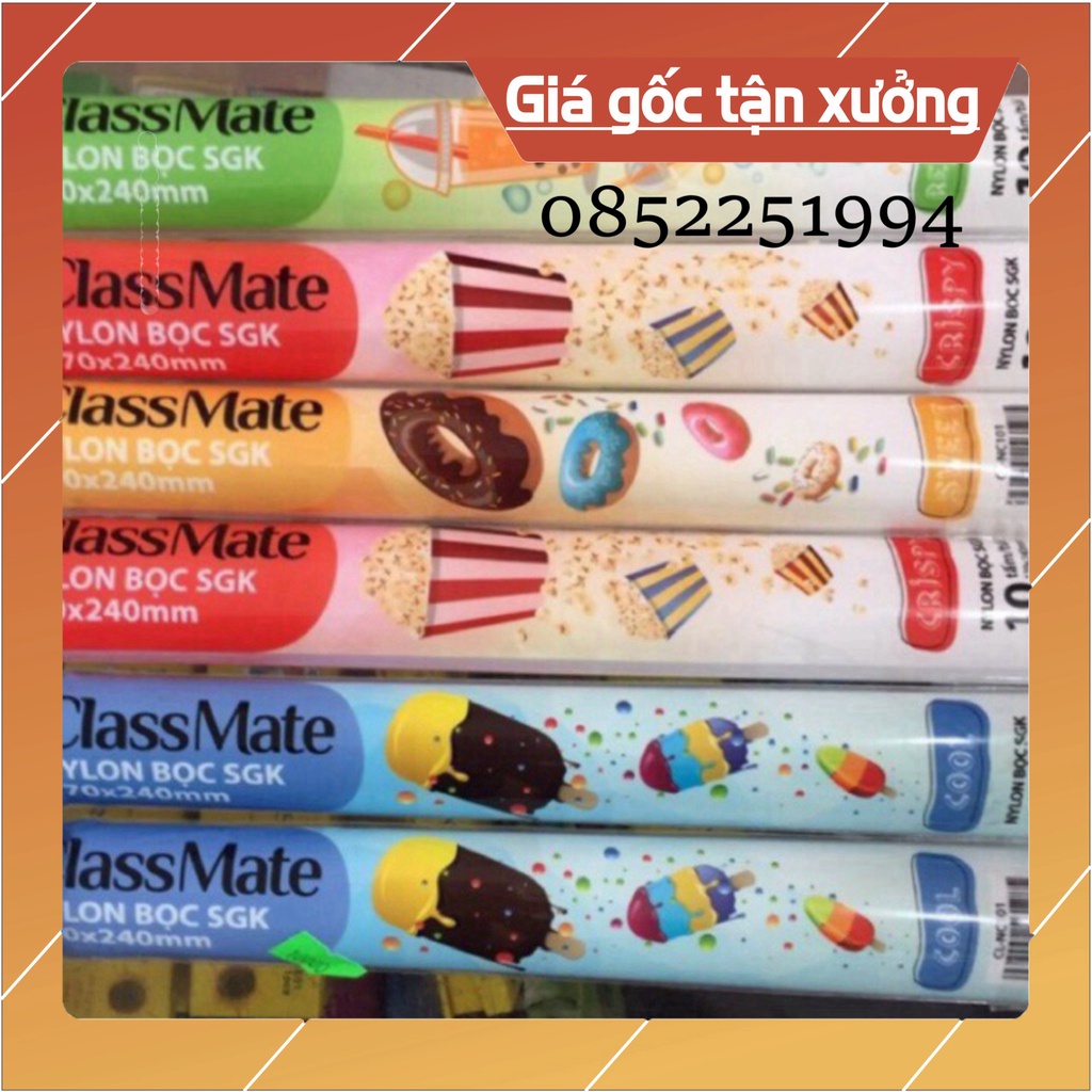 Bìa bọc sách vở classmate (10 chiếc lọai đẹp) (Giá tốt nhất ) (Giá tốt nhất )