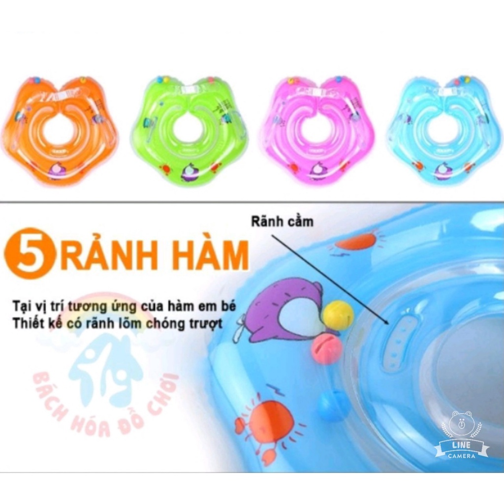 PHAO BƠI ĐỠ CỔ HÌNH CÁNH SAO AN TOÀN CHO BÉ