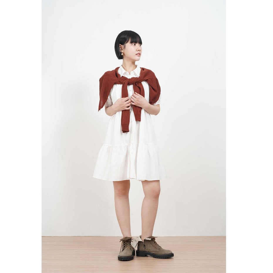 [gwilee] cancan frill dress - đầm babydoll xòe tầng dễ thương phong cách Hàn Quốc