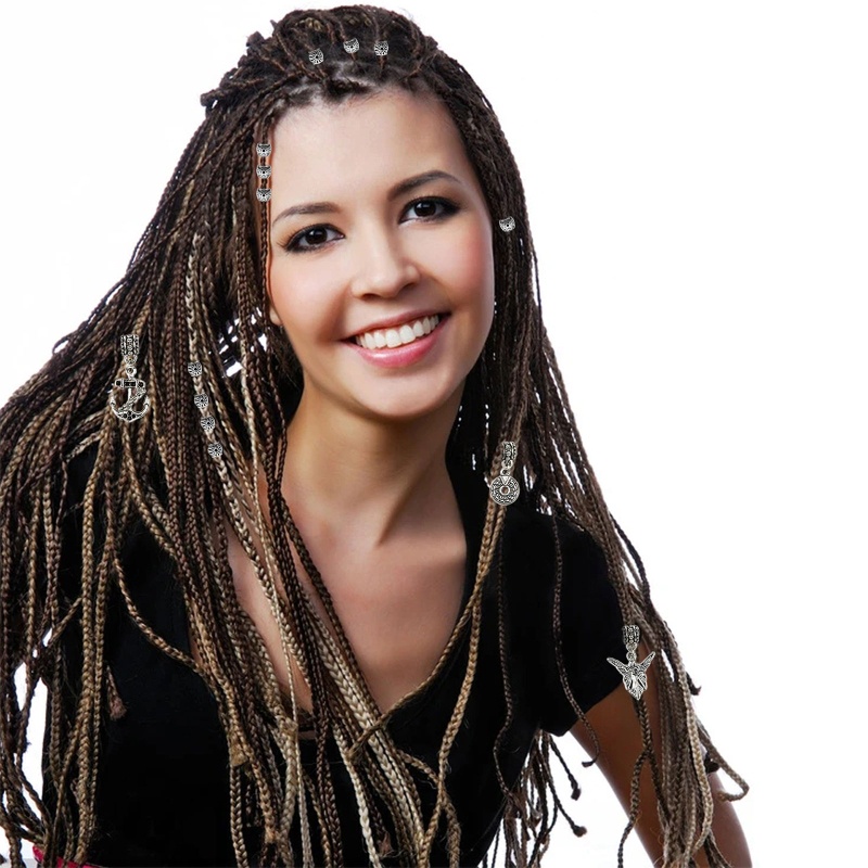 Sa Set 106 Hạt Xâu Chuỗi Hình Đầu Lâu Trang Sức