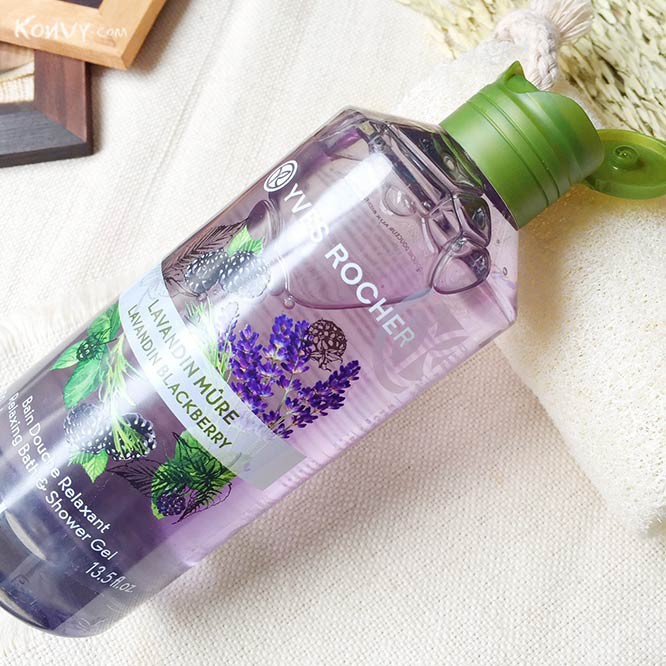 [Hàng chính hãng] Sữa Tắm Dưỡng Da Hương Lavender Yves Rocher Lavandin Blackberry Relaxing Bath & Shower Gel 400ml