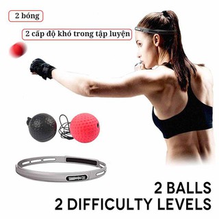 Bộ bóng đấm boxing tập phản xạ treo đầu FX309