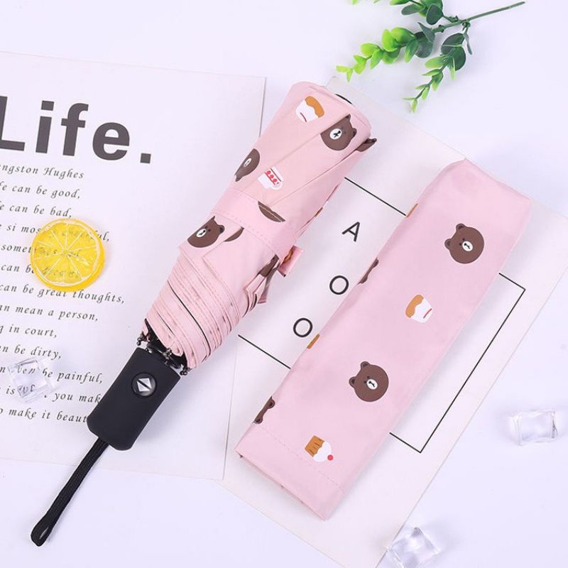 Ô hình gấu brown che nắng che mưa chống tia uv