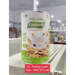 Ngũ cốc hạt granola minmin hộp 500g