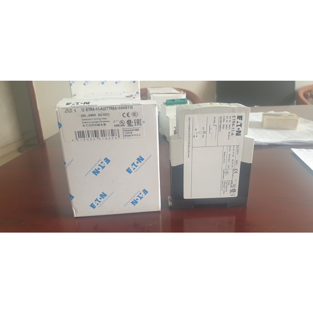 Rơ le thời gian Timing relay Eaton Moeller ETR4-11-A